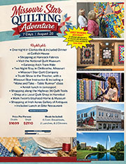 Missouri Star Quilting Adventure