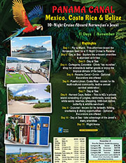 Panama Canal - Mexico, Costa Rica & Belize